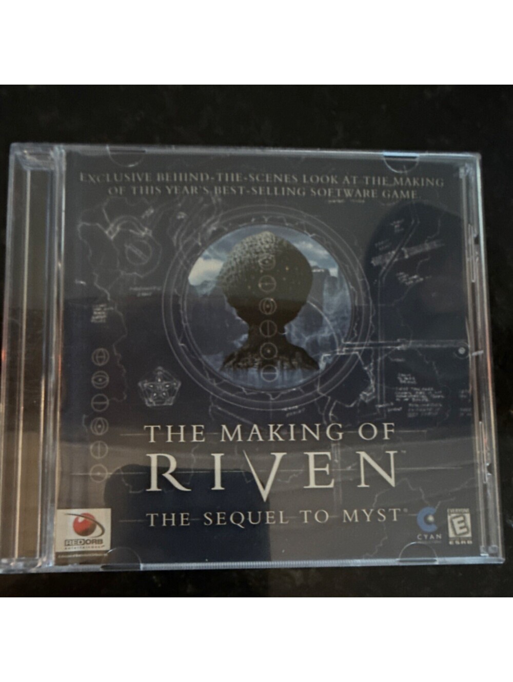 Red Orb Cyan The Making of Riven Sequel to Myst CD Behind-the-Scenes Look